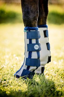 Show full view: Horseware Ireland Horse Fly Boots, Navy, Cob slide 3 of 3