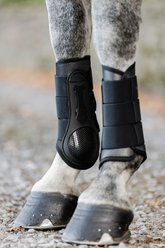 Horseware Pro Bamboo Brushing Horse Boots, Black, Large