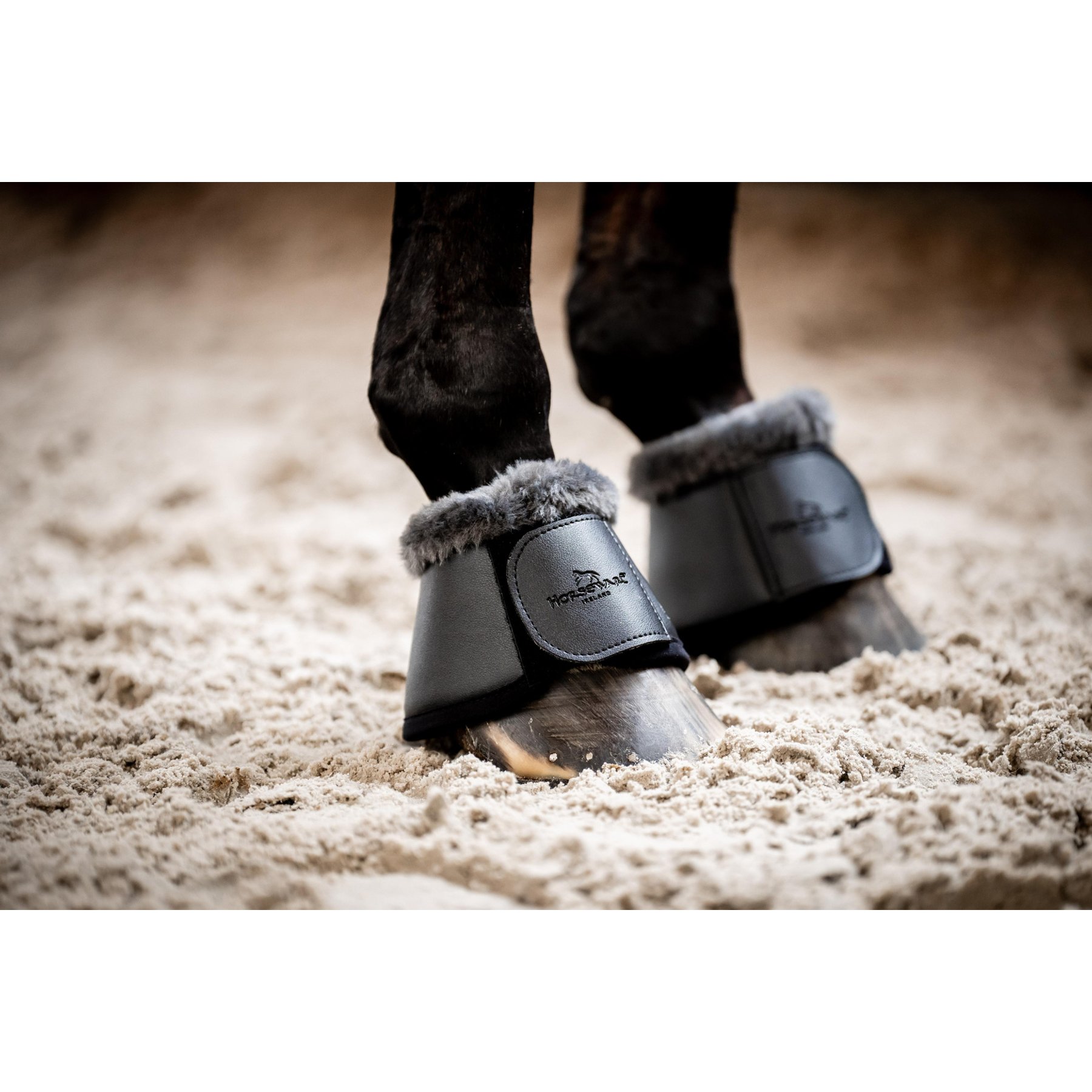 Horseware Pro Bamboo Overreach Horse Boots, Black, Medium
