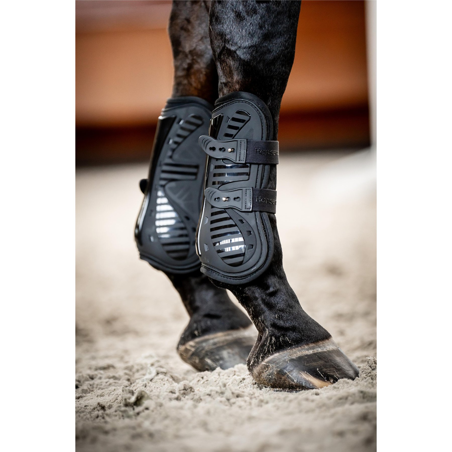 Horseware Pro Bamboo Tendon Horse Boots, Black, Large