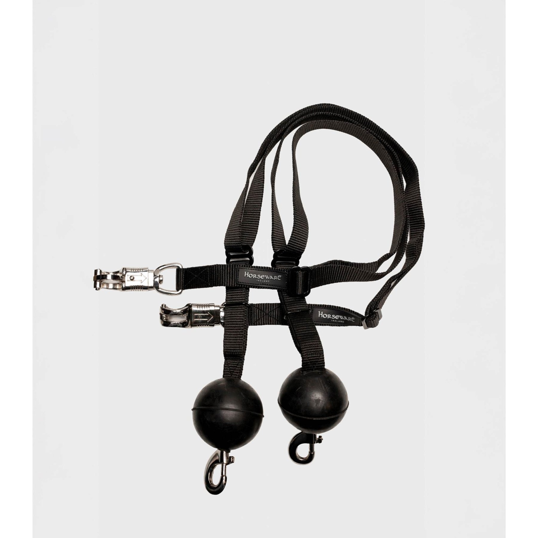 Horseware Quiet Drop Horse Safety Cross Ties, Black, 2 count