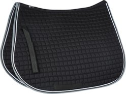 Horze Adepto All Purpose Saddle Pad, Black, Pony