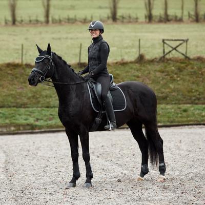 Show full view: Horze Adepto All Purpose Saddle Pad, Black, Pony slide 3 of 4