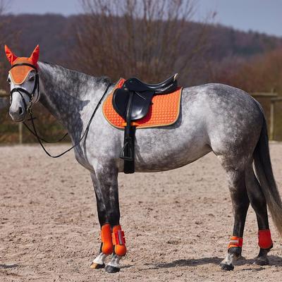 Show full view: Horze Adepto All Purpose Saddle Pad, Coral Gold slide 3 of 5