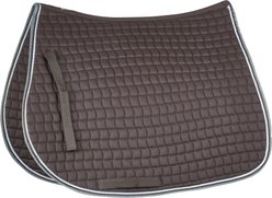 Horze Adepto All Purpose Saddle Pad, Dark Brown, Horse