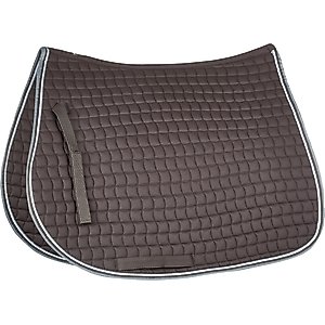 Horze Adepto All Purpose Saddle Pad, Dark Brown, Horse