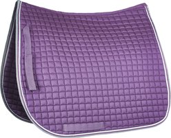 Horze Adepto Dressage Saddle Pad, Blackcurrant Purple, Horse