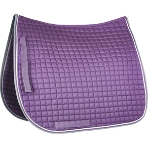 Horze Adepto Dressage Saddle Pad, Blackcurrant Purple, Horse
