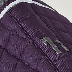 Horze Adepto Dressage Saddle Pad, Blackcurrant Purple, Horse slide 2 of 7