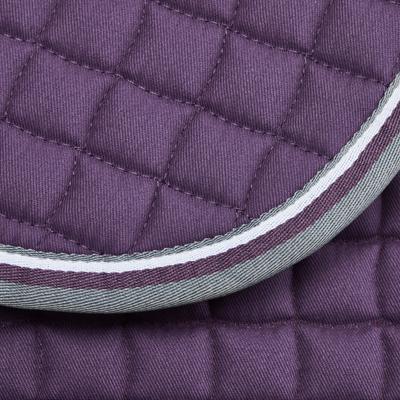 Show full view: Horze Adepto Dressage Saddle Pad, Blackcurrant Purple, Horse slide 7 of 7