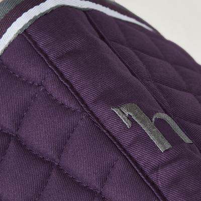 Show full view: Horze Adepto Dressage Saddle Pad, Blackcurrant Purple, Pony slide 6 of 7