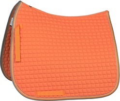 Horze Adepto Dressage Saddle Pad, Coral Gold