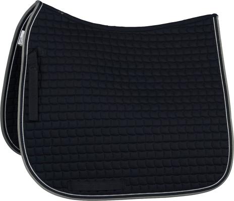 Show full view: Horze Adepto Dressage Saddle Pad, Dark Navy slide 1 of 2