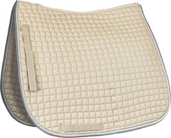 Horze Adepto Dressage Saddle Pad, Safari Brown, Horse