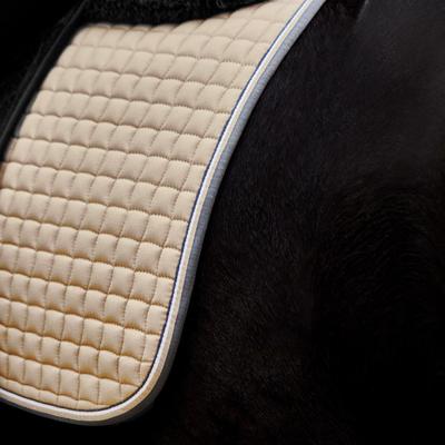 Show full view: Horze Adepto Dressage Saddle Pad, Safari Brown, Horse slide 2 of 2