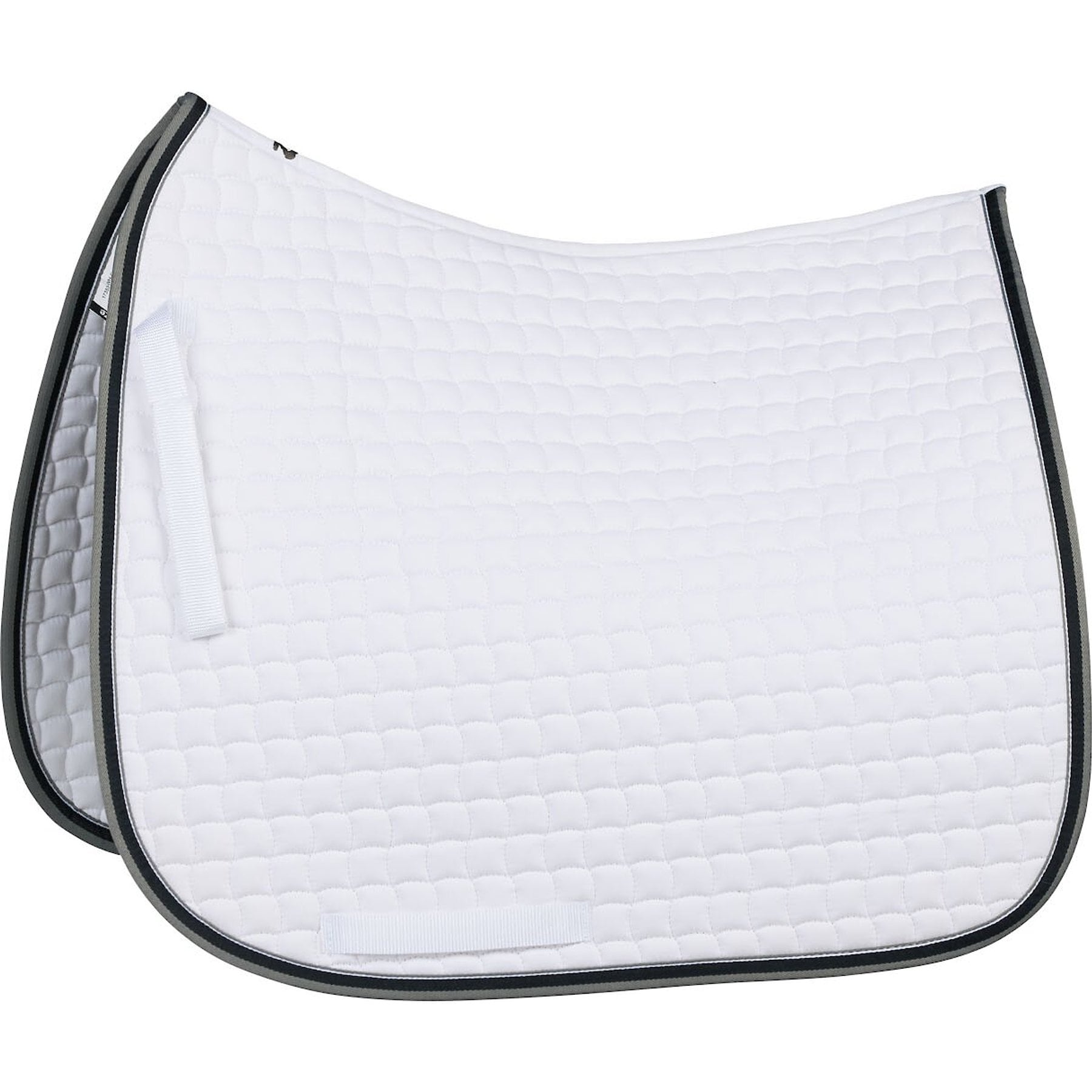 Horze Adepto Dressage Saddle Pad, White, Horse