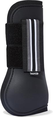 Show full view: Horze Adepto Tendon Horse Boots, 2 count, Black, Horse slide 4 of 5