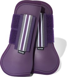 Horze Adepto Tendon Horse Boots, 2 count, Blackcurrant Purple, Cob