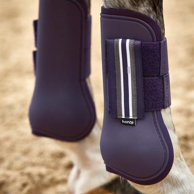 Show full view: Horze Adepto Tendon Horse Boots, 2 count, Blackcurrant Purple, Horse slide 6 of 7