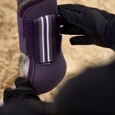 Show full view: Horze Adepto Tendon Horse Boots, 2 count, Blackcurrant Purple, Horse slide 7 of 7