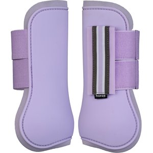 Horze Adepto Tendon Horse Boots, 2 count, Languid Lavender Purple, Pony