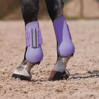 Show full view: Horze Adepto Tendon Horse Boots, 2 count, Languid Lavender Purple, Pony slide 5 of 9