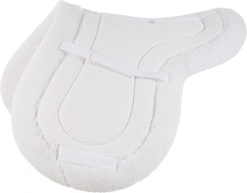 Show full view: Horze Airflow Close Contact Shaped Horse Pad, Horse, White slide 1 of 2