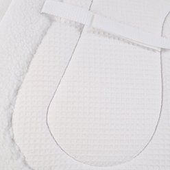 Horze Airflow Close Contact Shaped Horse Pad, Horse, White slide 2 of 2