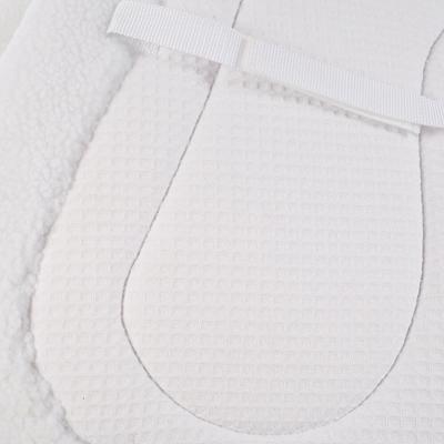 Show full view: Horze Airflow Close Contact Shaped Horse Pad, Horse, White slide 2 of 2