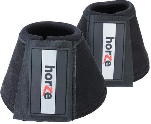 Show full view: Horze All Purpose Horse Bell Boots, 2 count, Black, X-Large slide 1 of 9