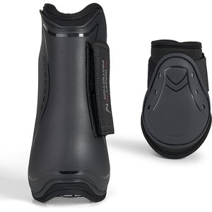Horze Armour Airflow Tendon & Fetlock Horse Boot Set, Black, Horse