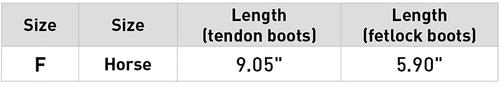 Show full view: Horze Armour Airflow Tendon & Fetlock Horse Boot Set, Black, Horse slide 2 of 8
