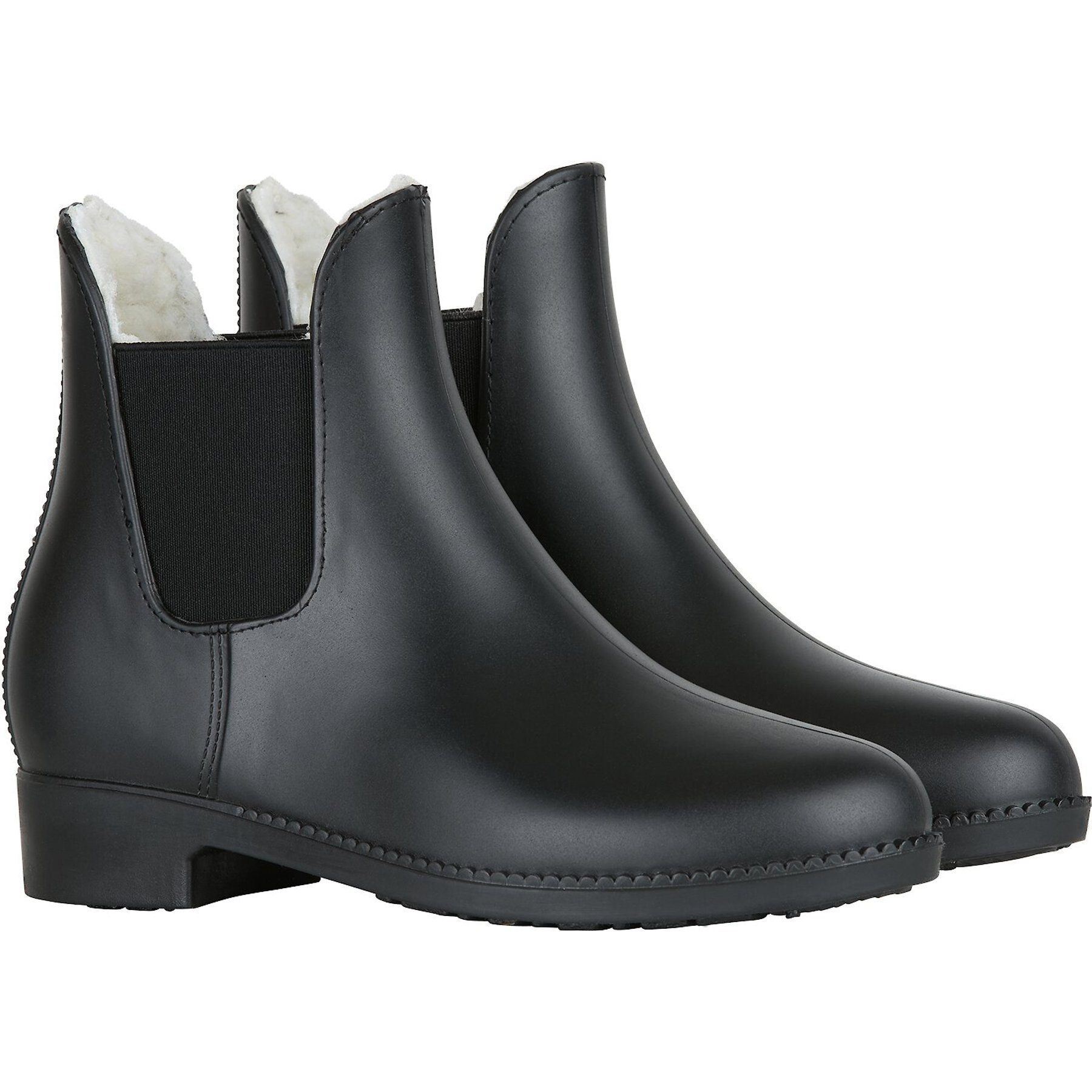 Horze Bonn Kids Rubber Paddock Faux Fur Lining Boots, 2