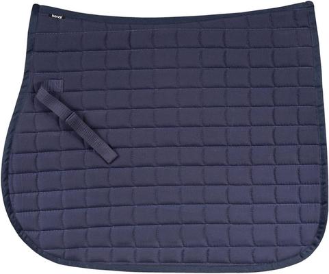 Show full view: Horze Bristol All Purpose Saddle Pad, Peacoat Dark Blue, Horse slide 3 of 3