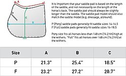 Horze Bristol All Purpose Saddle Pad, Peacoat Dark Blue, Pony slide 2 of 3