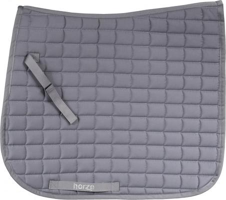 Show full view: Horze Bristol Dressage Saddle Pad, Grey, Pony slide 1 of 3