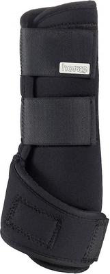 Show full view: Horze Brushing Horse Boots, Black, Medium slide 4 of 9