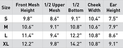 Show full view: Horze Cayman Horse Fly Mask, Blue, Medium slide 4 of 4