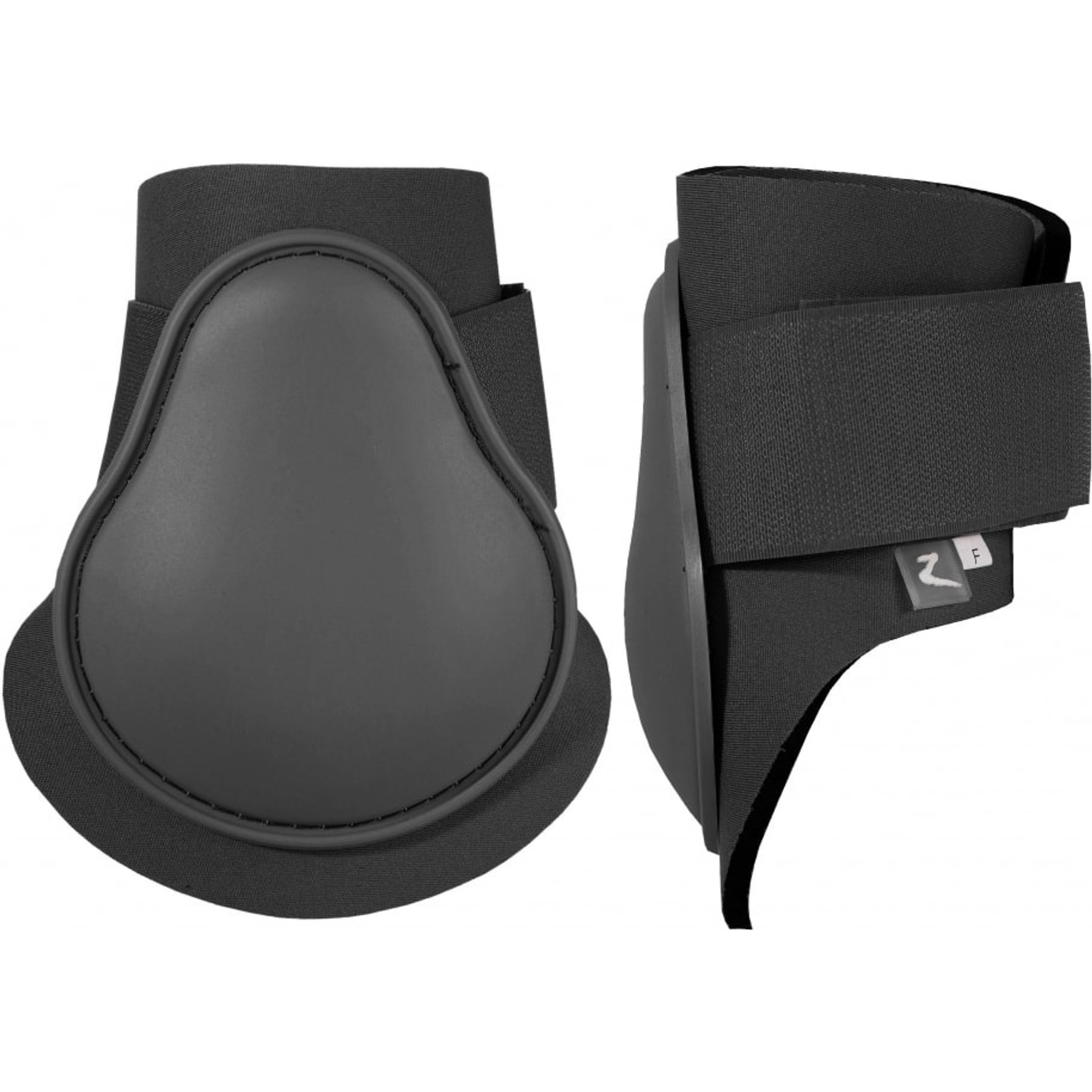 Horze Chicago Fetlock Hind Horse Boots, 2 count, Black, Shetland