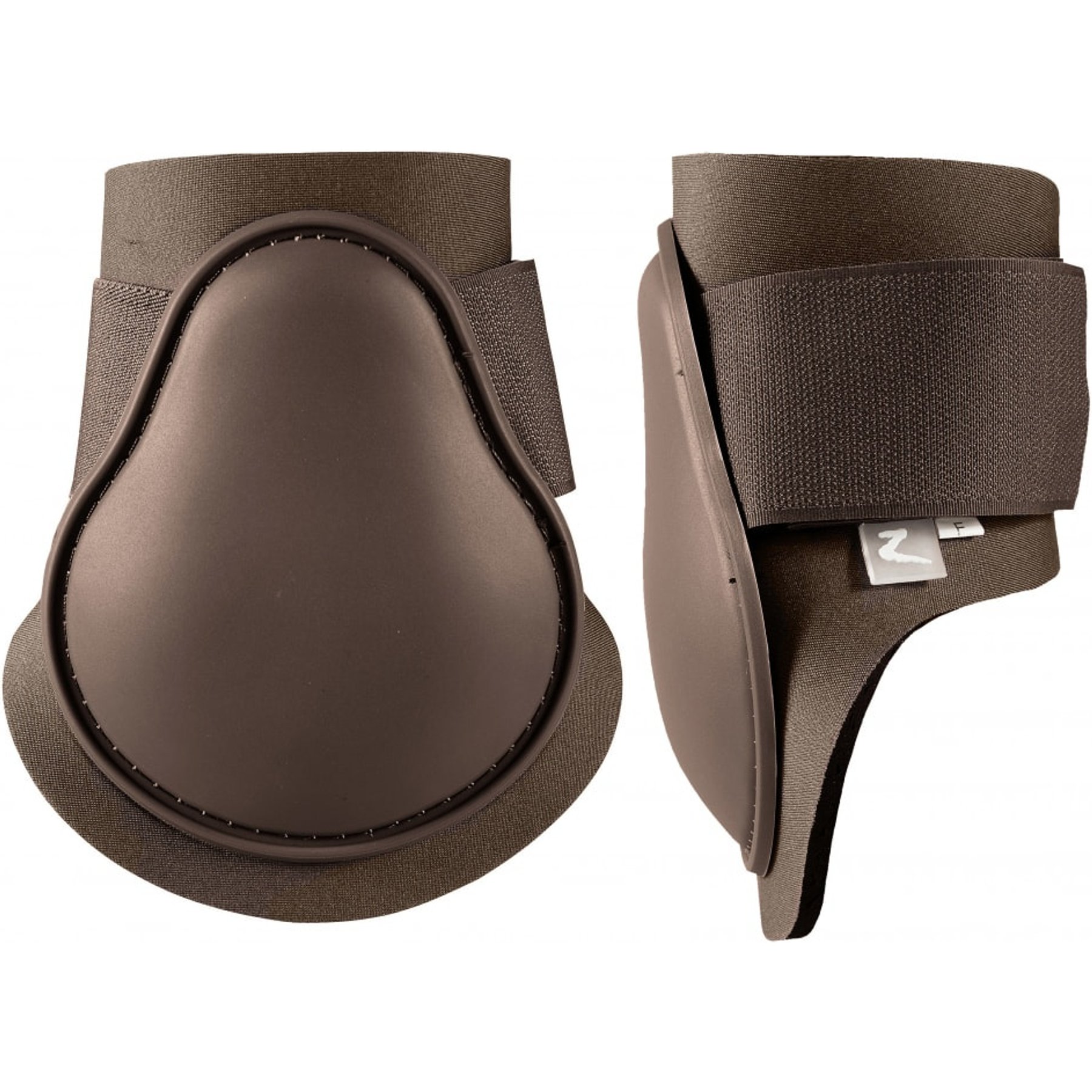 Horze Chicago Fetlock Hind Horse Boots, 2 count, Chocolate Brown, Pony
