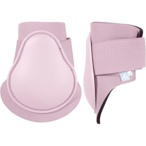 Horze Chicago Fetlock Hind Horse Boots, 2 count, Lady Light Pink, Cob