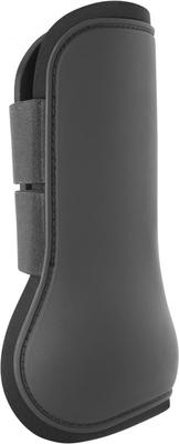 Show full view: Horze Chicago Tendon Open Front Horse Boots, 2 count, Black, Shetland slide 6 of 11