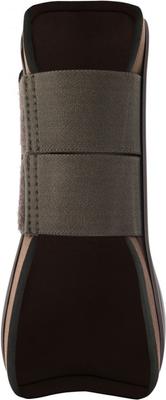 Show full view: Horze Chicago Tendon Open Front Horse Boots, 2 count, Chocolate Brown, Horse slide 9 of 11