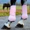 Show in main carousel: Horze Chicago Tendon Open Front Horse Boots, 2 count, Lady Light Pink, Pony slide 1 of 10