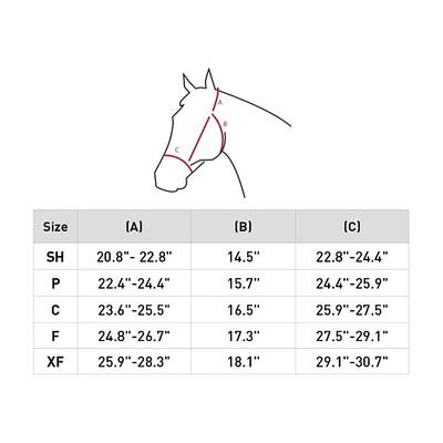 Show full view: Horze Cooper Halter Horse Lead Ropes, Black, Horse slide 3 of 4