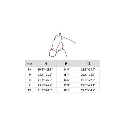 Show full view: Horze Cooper Halter Horse Lead Ropes, Peacoat Dark Blue, Pony slide 3 of 4