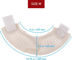 Horze Double Closure Rubber Horse Bell Boots, 2 count, Red, Small slide 2 of 4