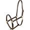 Show in main carousel: Horze Fremont Leather Horse Halter, Brown, Pony slide 1 of 4