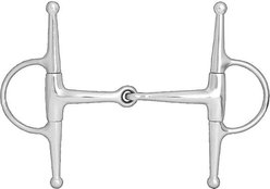 Horze Full Cheek Snaffle Horse Bit, 5.25