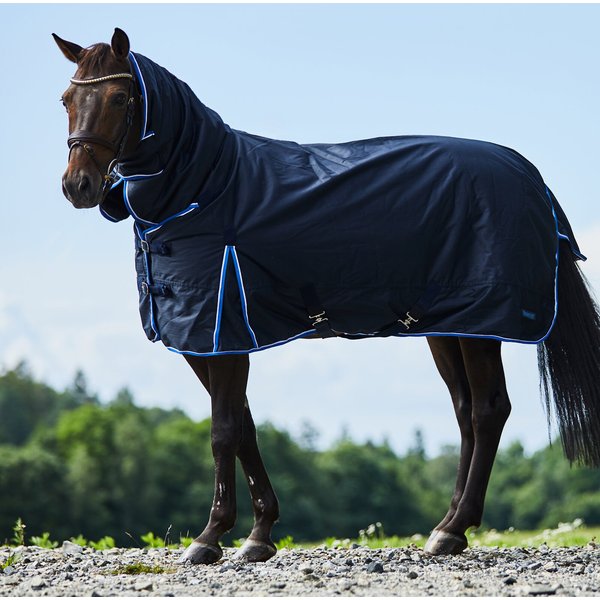 Horze Glasgow Lightweight Combo Horse Turnout Sheet, Burgundy
